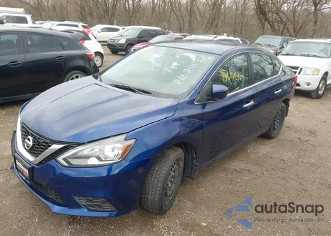 2017 Nissan Sentra Sv z USA, uszkodzony, nr VIN 3N1AB7AP4HY239283